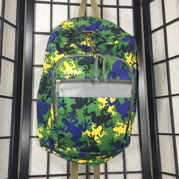 yellow ll bean backpack